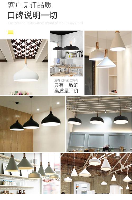 简约创意个性艺术饭餐厅吧台火锅小吃店单头吊灯莲蓬黑35cm送9w灯泡