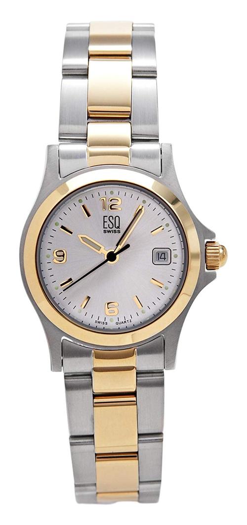 esq movado 女式7100487经典双色手链手表