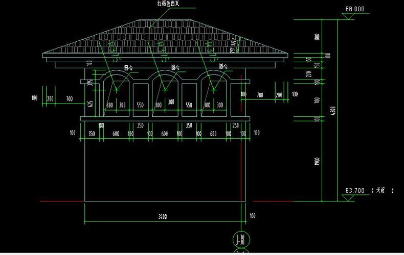 请教一下,像下图的坡屋顶怎么布置到平面图上,我画的时候会像后两张图
