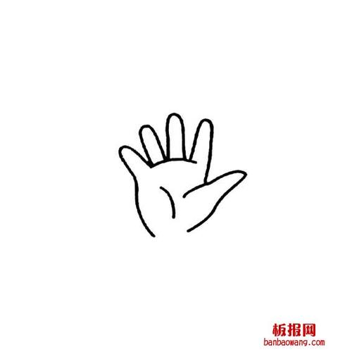 手掌的画法