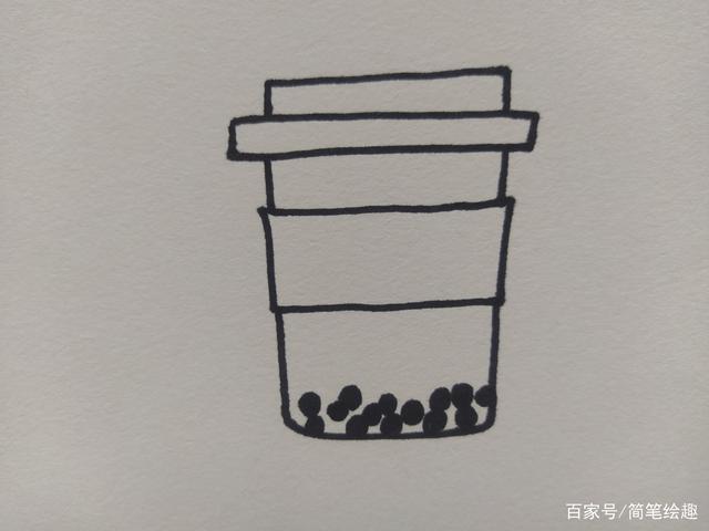 非常简单的奶茶简笔画教程,各位帅气的小哥哥和漂亮小姐姐喜欢记得