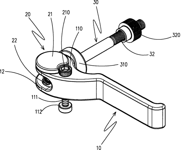 具有安全锁固的快拆结构