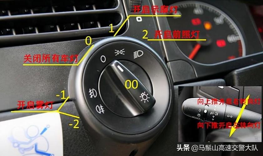 夜间开车灯光使用详解 新手必看
