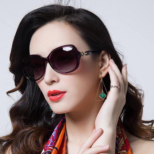 优雅_绅士暴龙2020新款偏光太阳镜圆脸女士墨镜女潮明星款近视眼镜