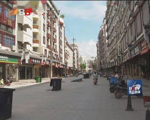 快啦!博白文化路大街新兴街提升改造工程即将全部完工