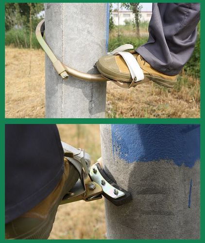 脚扣电力 电杆脚爬 电线杆脚扣爬杆器电力电工爬电杆水泥杆脚踏脚钩登