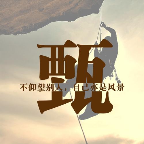 微信头像,百家姓氏微信头像,名字壁纸 免费头像壁纸 编号1519,攀岩正