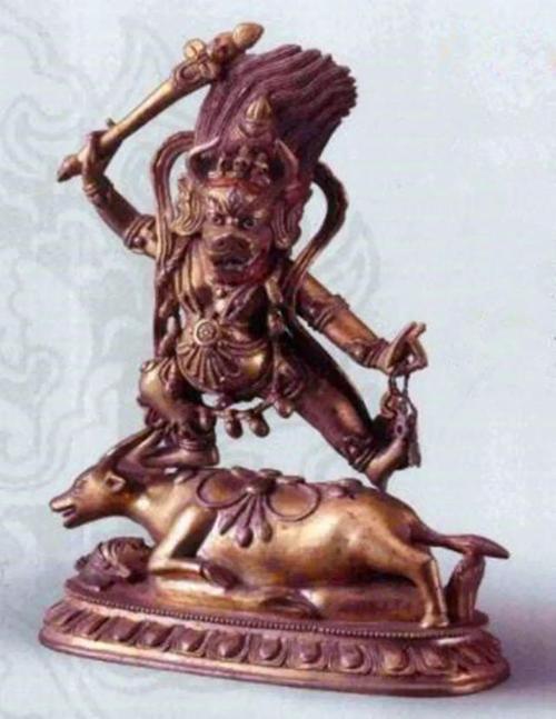 云南省博物馆藏清乾隆年间降阎魔尊塑像