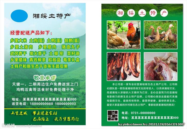 湘绥土特产设计图__dm宣传单_广告设计_设计图库_昵图