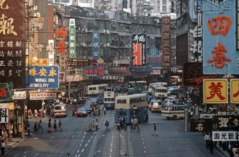 80年代的香港街头 alain le garsmeur