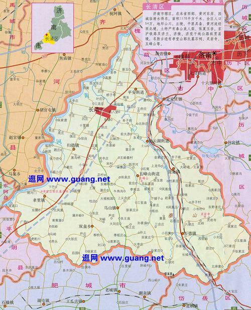 > 济南长清区地图