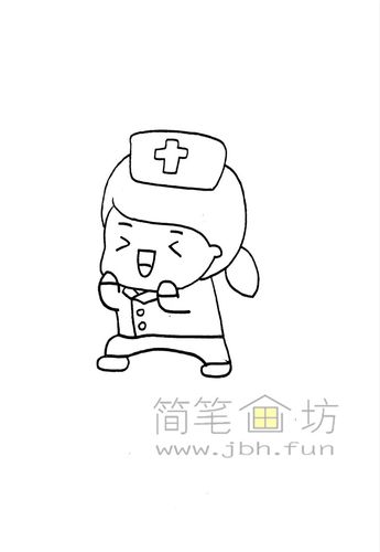 武汉加油简笔画绘画步骤【彩色】