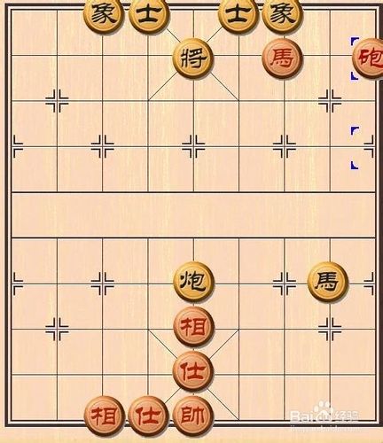 象棋杀法的练习:[18]马后炮