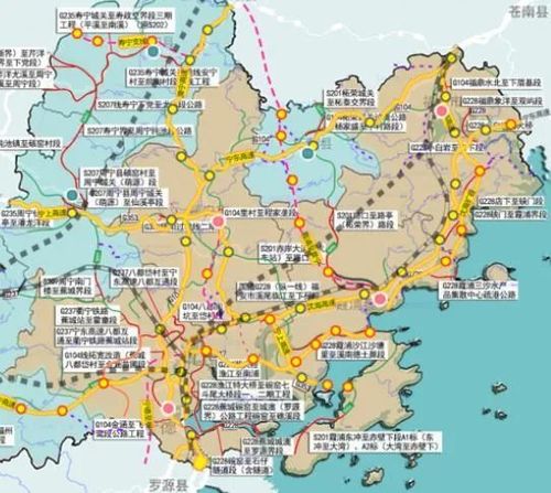 网传宁德市十四五交通规划图曝光温福高铁竟然这样走