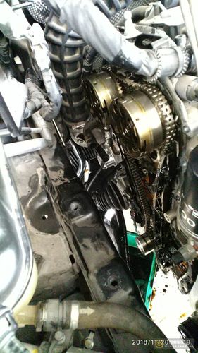 2016年款的h7修个发动机正时链条盖漏油费劲啊!