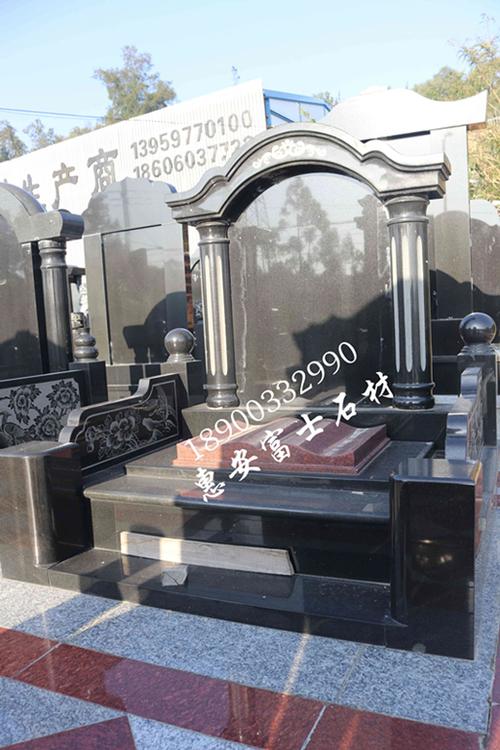 而山西黑是国内一款高档的墓碑石材,运用山西