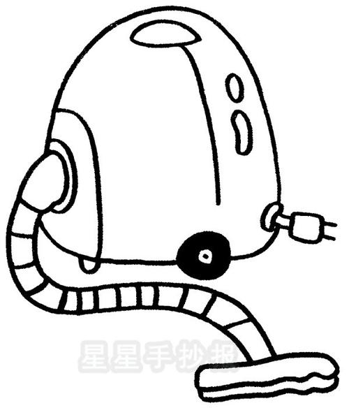 吸尘器简笔画图片教程