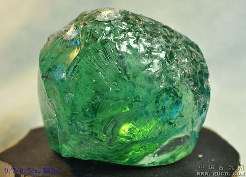 玻璃陨石重561克罕见稀有漂亮陨石特征明显