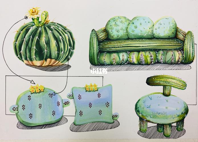 植物仿生设计——仙人掌家具_设计_仙人掌_家具_瀚宇天悦二期攻略