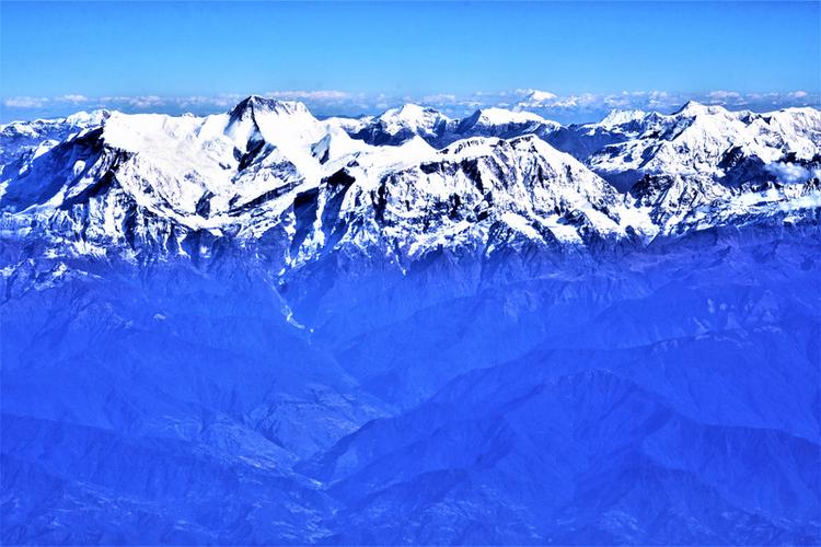 尼泊尔航拍世界屋脊