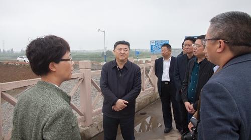 浦口区委书记祁豫玮调度滁河浦口段工作