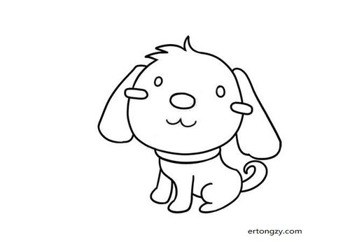 喜欢的小朋友,就跟随小编一起来看看简单的小狗是怎么画的吧!