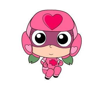 求甜心超人全身正面图.