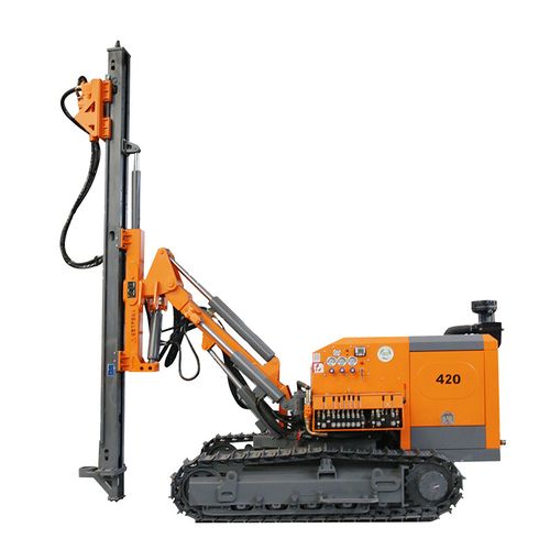 志高420潜孔钻车配用玉柴四缸潜孔钻机建筑打孔深井凿岩潜孔钻车