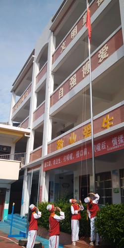 "我与祖国共成长,争做新时代好队员"——陆川县清湖镇