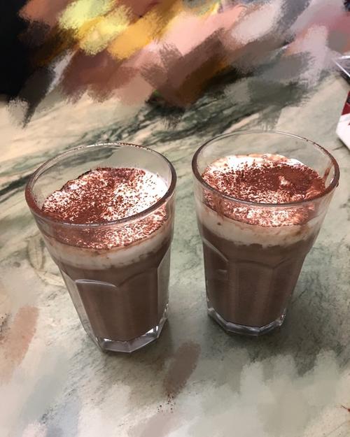 渣宝做的热巧克力可可