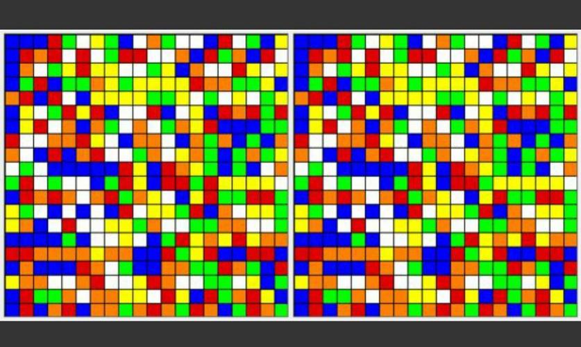 大家来找茬,试试魔方墙,你就是下一个最强大脑