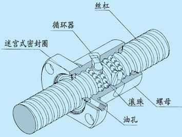 纵切机滚珠丝杆