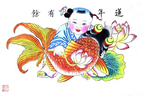 图2——天津杨柳青年画《莲年有余》是中国传统年画的代表作.jpg