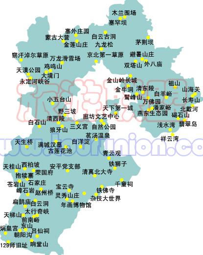 中国旅游景点标注大全