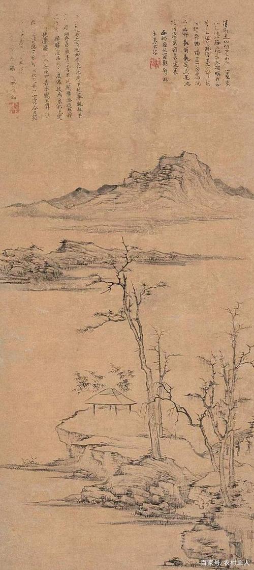 元代山水画占据了画史的半壁江山