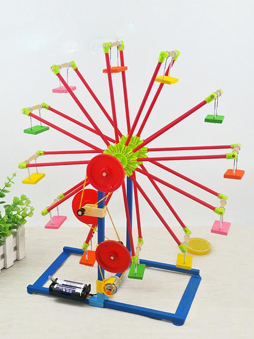摩天轮手工模型科技小v手工小创新diy材料发明科学实验男大童玩具