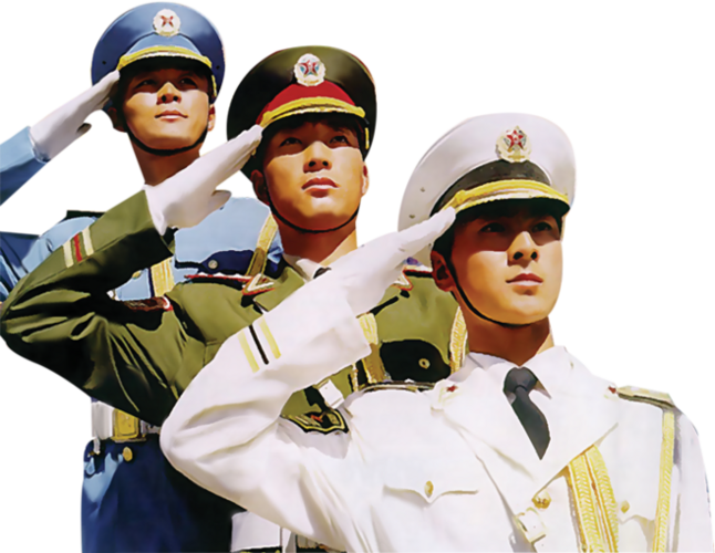 【透明png素材篇】三军仪仗队战士png素材 - 浪漫人生 - .