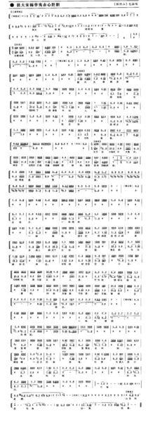 京剧《探阴山》曲谱