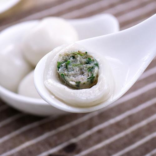 糯而不黏荠菜大元宵汤圆 皮薄个大 粒 10 210g 民仁堂荠菜鲜肉汤圆