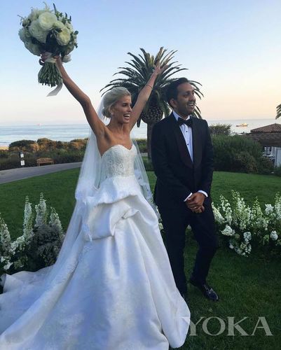 美国新娘hayley murthy(图片来源于popsugar)