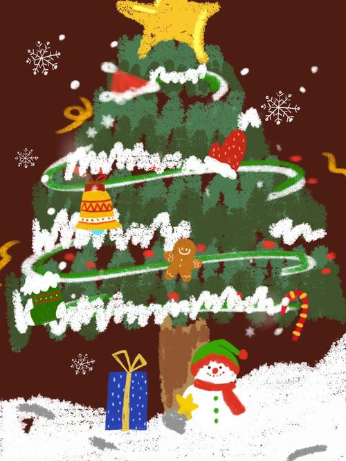merry christmas醒图圣诞树(备忘录画画90_醒图_圣诞树_绘画