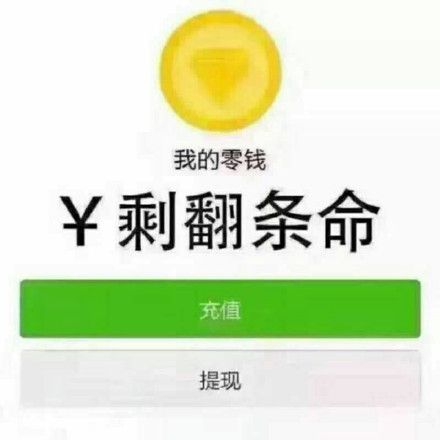 剩下翻条命(我的零钱)_翻条_零钱_剩下表情