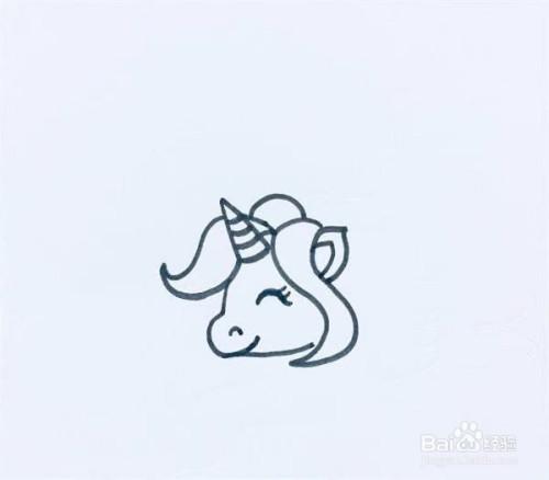 飞天独角兽怎么画