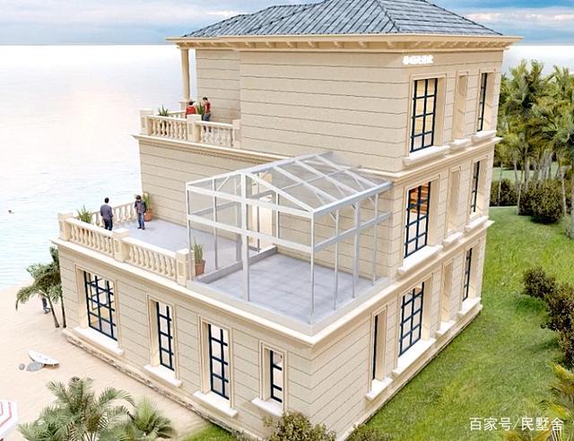专为农村自建房设计:11×11米阳光房别墅,造价25w,结实又好看