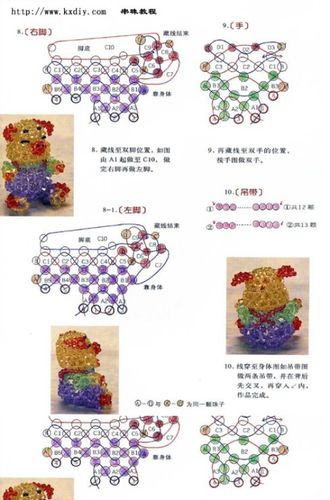 爱生活爱串珠,串珠小动物,猪兄弟