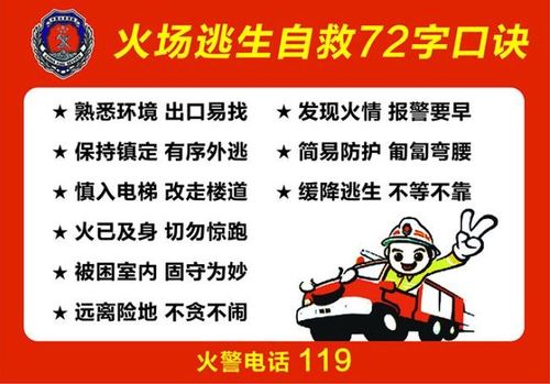 灵活运用口诀提高自救或互救逃生的能力