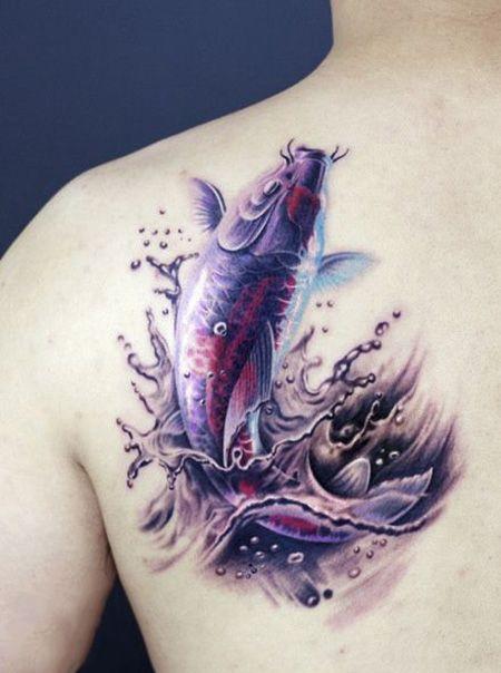 鲫鱼纹身图案大全