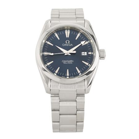 80海马系列石英机芯36mm男士手表二手欧米茄手表大牌奢华腕表二手钟表