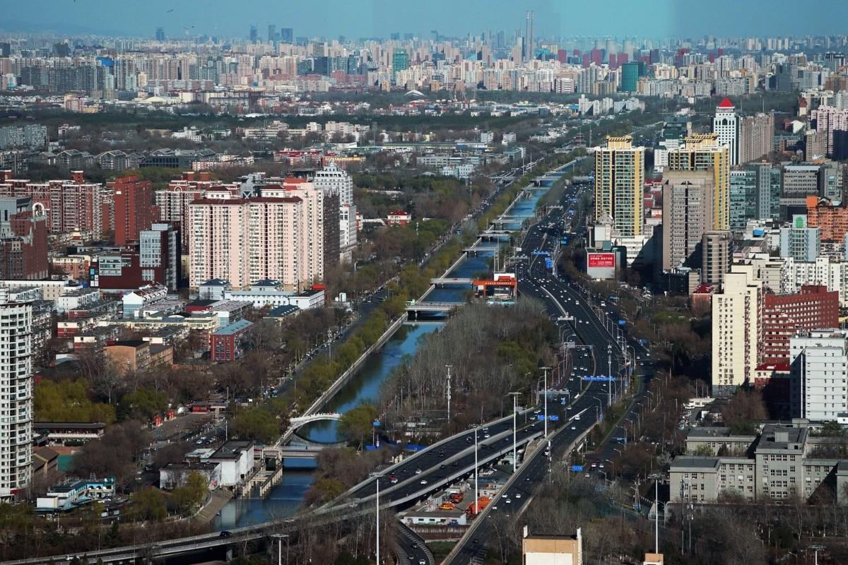 俯瞰北京南二环,春意盎然!