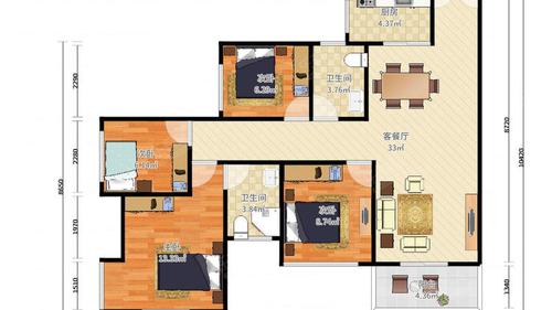 前海丹华园户型图